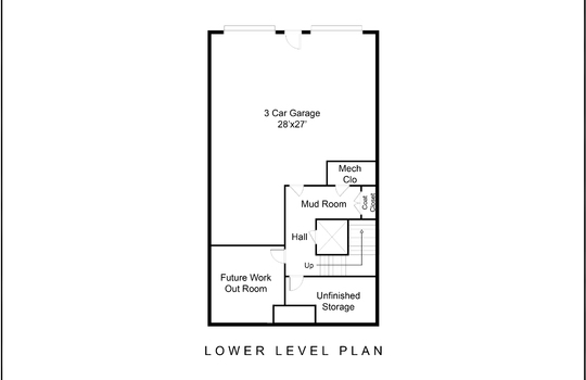 Sterling Lot 30 Lower Level Floor Plan