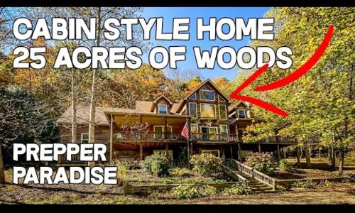 VIDEO – Artist Retreat, Log Cabin style Cypress home 25 acres, Live water cree&hellip;