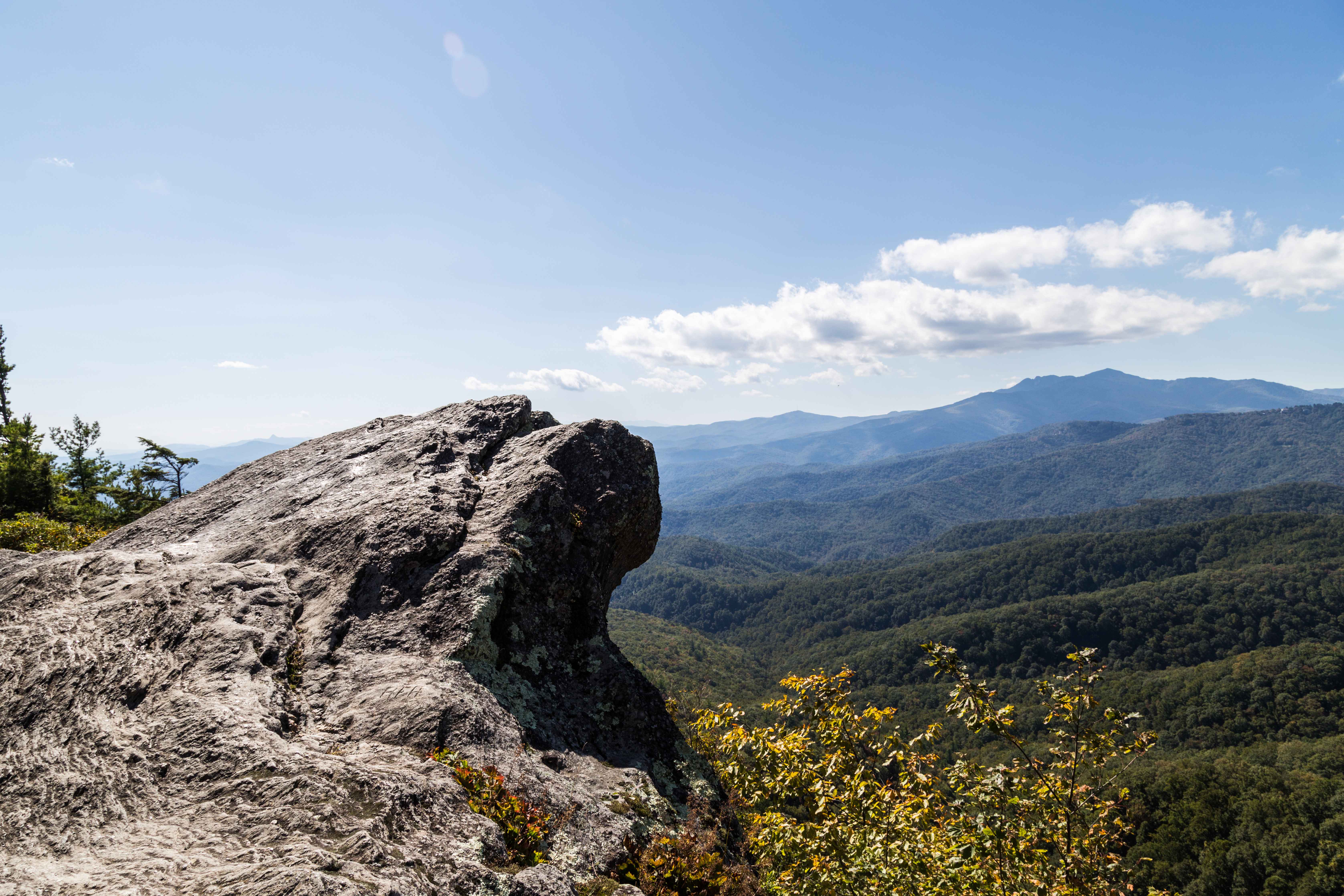 The Blowing Rock and Grandfather Mountain background, Blowing Rock, NC