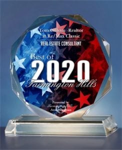 2020 Best of Farmington Hills REALTOR - Tom Gilliam