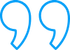 Quotemarks Right (blue)