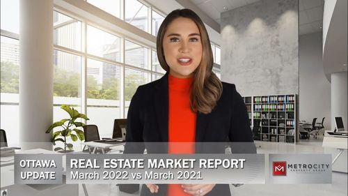 Real Estate Market Update | Ottawa | March 2021 Vs March 2022