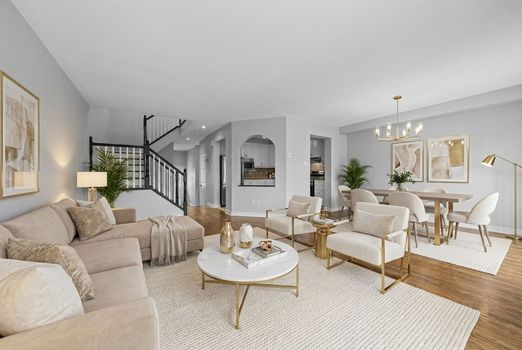 Living Room Staged - 333 Vienna (1)