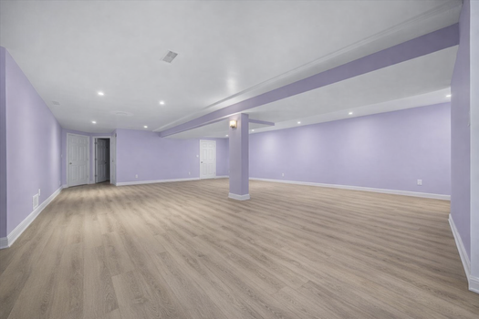 Basement - Decluttered