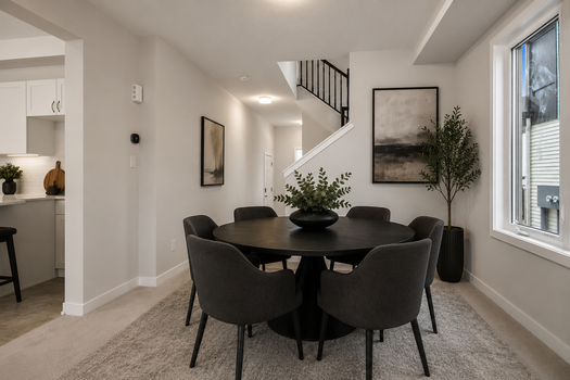 Equinox Dining Room Staged