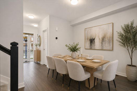 Nexus Dining Room Staged