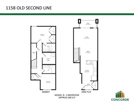 Model-B-Lower-Unit-Floor-Plan