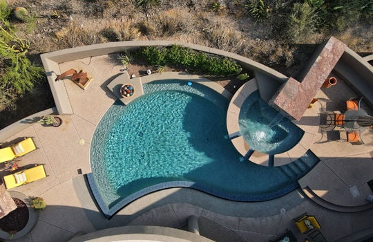 Pool Area From Above