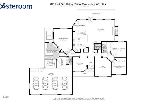 280 E Oro Valley Drive Floorplan