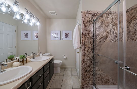 Primary Bathroom with Large Linen Closet