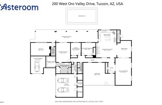 200 W Oro Valley Drive Floorplan