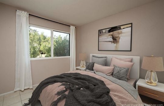 Second Guest Bedroom Digitally Staged