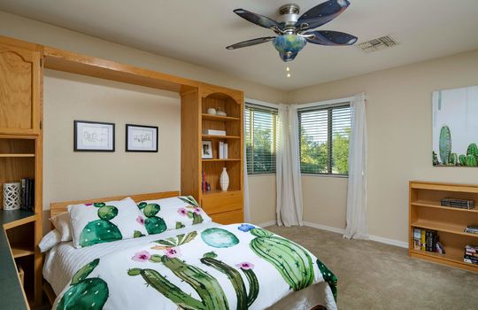 Second Guest Bedroom With Murphy Bed and Built-Ins
