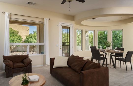 Great Room-Formal Dining Shot 2- Digitally Staged