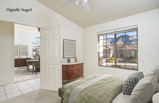 First Guest Bedroom -Digitally Staged