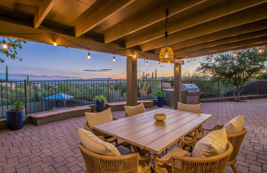 Patio at Sunset