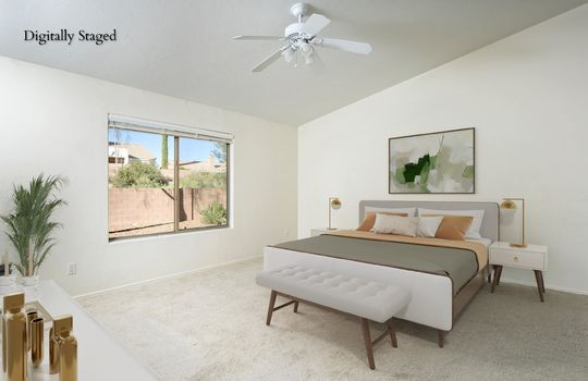 Primary Bedroom Shot 1 -Digitally Staged
