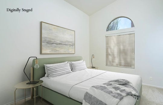 Second Guest Bedroom -Digitally Staged