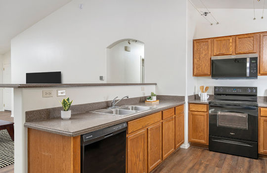 Kitchen Shot 1- Digitally Staged Background