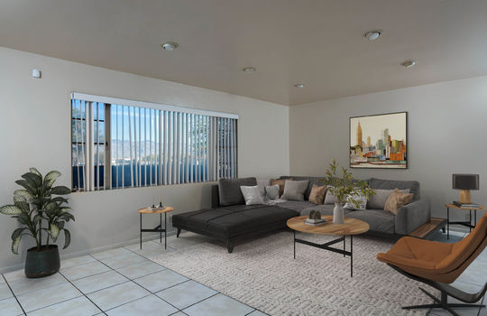 Living Space Shot 1 - Digitally Staged