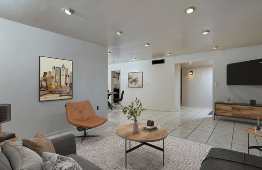 Living Space Shot 2 - Digitally Staged