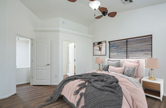 Primary Bedroom- Digitally Staged