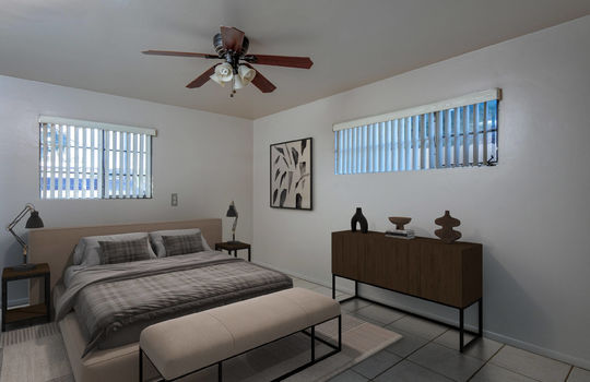 Primary Bedroom Shot 1 - Digitally Staged