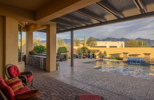 Covered Paver Patio With More Mountain Views