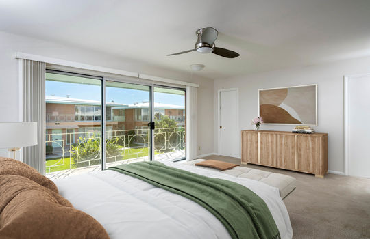 Large Primary Includes Full Wall Pass-Thru Closet (Staged)