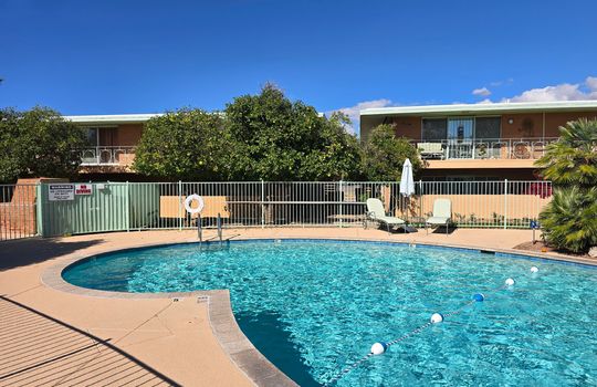 One of Two Community Pools