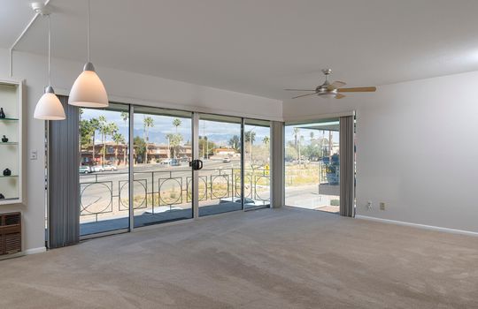 Open Living Space With Balcony