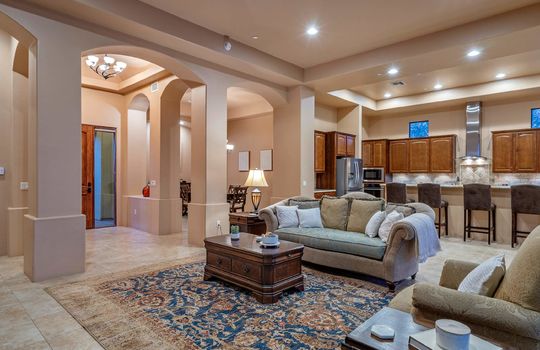 Opulent Architectural Interest With Arches, Coffered Ceilings, Niches and Pillars