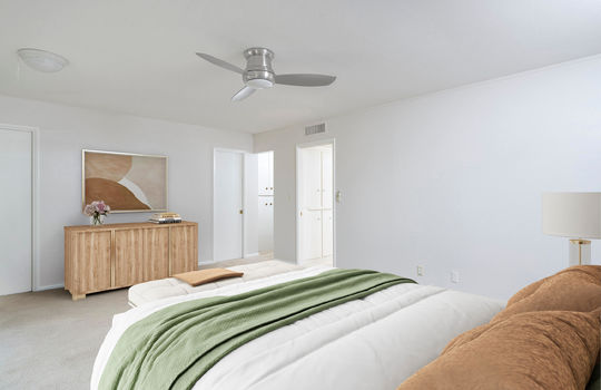 Primary Bedroom (Staged)