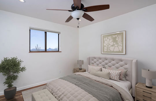 First Guest Bedroom- Digitally Staged