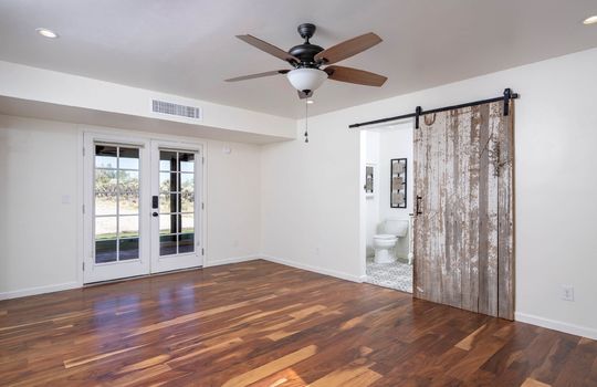 French Doors to the Covered Porch