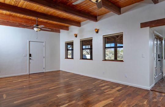 Natural Light and Beamed Ceiling