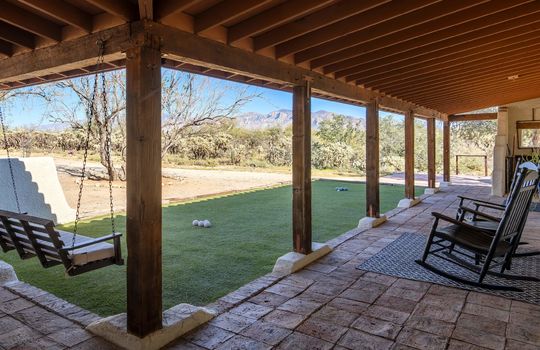 Relaxing Porch Swing