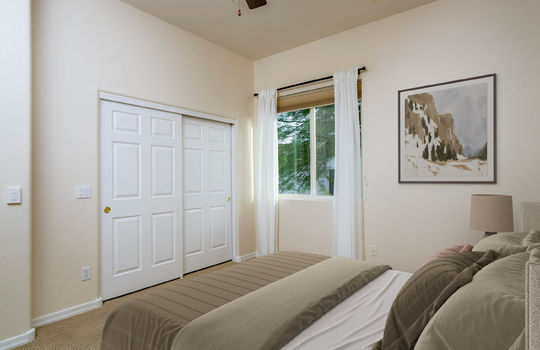First Guest Bedroom- Digitally Staged