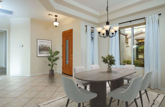 Formal Dining Area- Digitally Staged