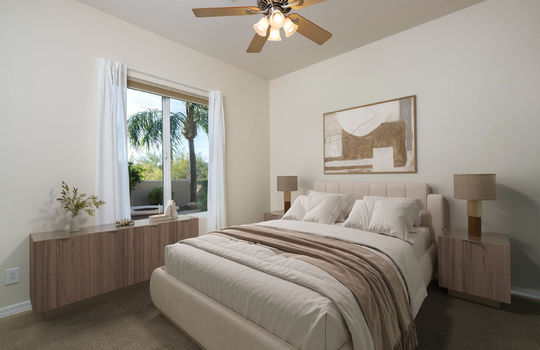 Third Guest Bedroom- Digitally Staged