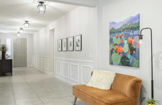 Dramatic Hall With Wainscoting