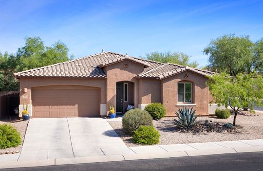 Exterior of Home (Tandem 3 Car Garage)