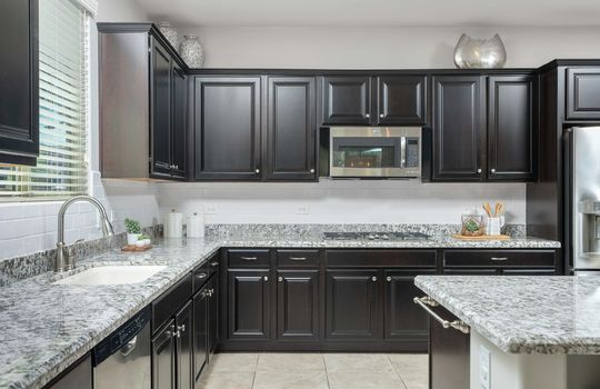 Plenty of Cabinet Space and Granite Counters