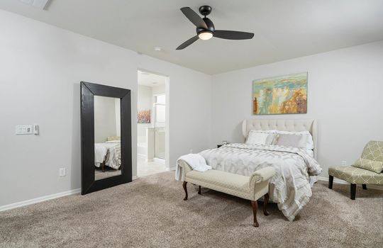 Primary Bedroom With Full En Suite Bath and Walk In Closet