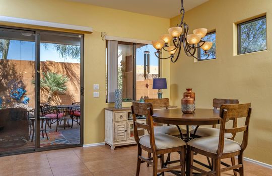 Dining area could accomodate a larger table, if desired!
