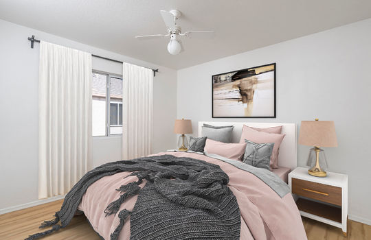 First Guest Bedroom- Digitally Staged