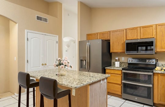 Kitchen- Digitally Staged