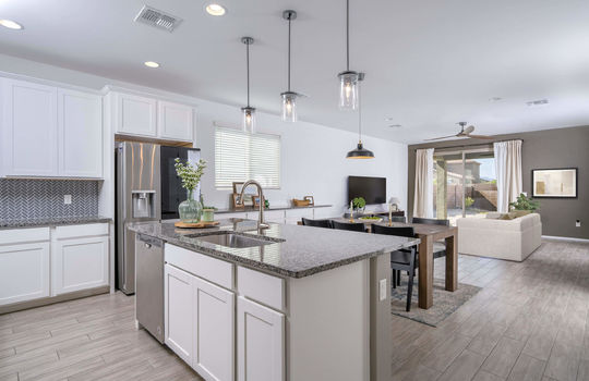 Kitchen Shot 2- Digital Staging In Living Space