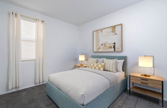 Second Guest Bedroom- Digitally Staged