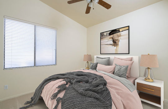 First Guest Bedroom -Digitally Staged
